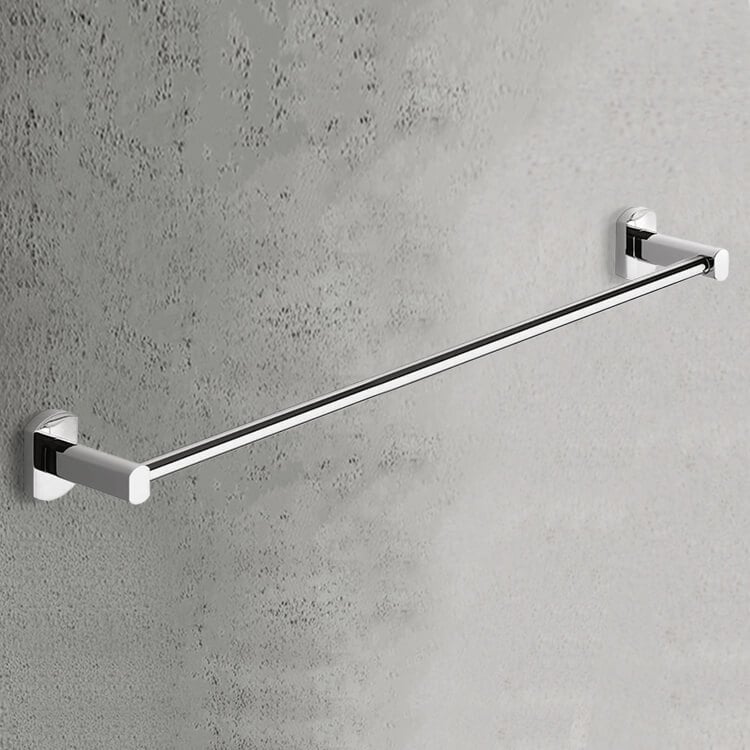 Gedy ED21-60-13 Towel Bar, 24 Inch, Polished Chrome